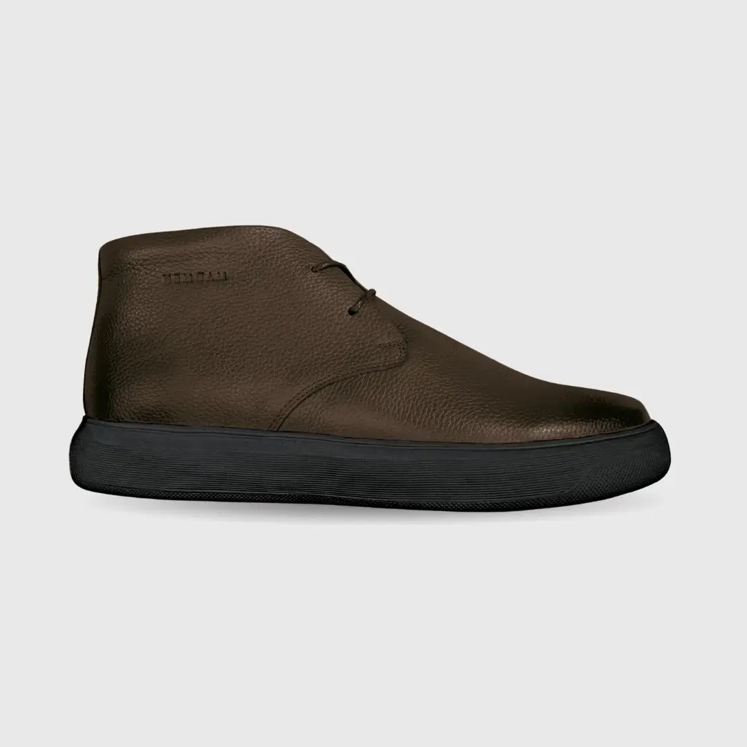 Botas Wolke Grain Marrón Dark - 100% Cuero