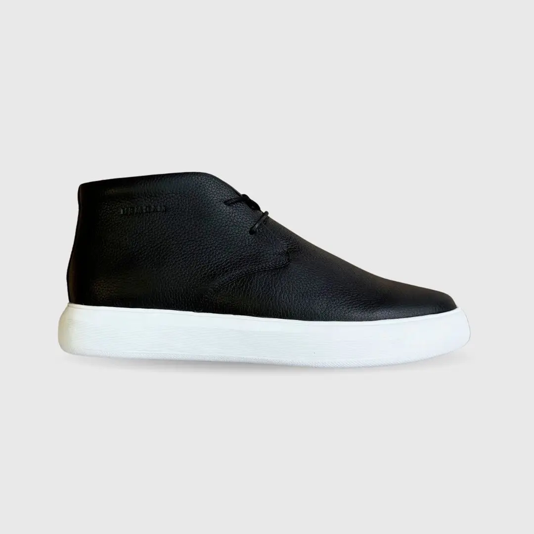 Botas Wolke Grain Negro - 100% Cuero
