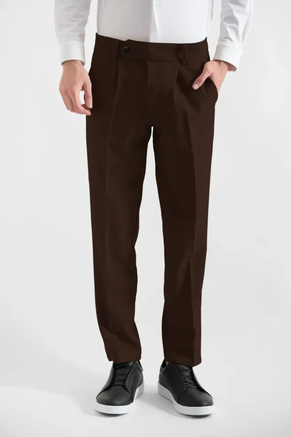 Pantalón Manhattan Chocolate - Regular Fit