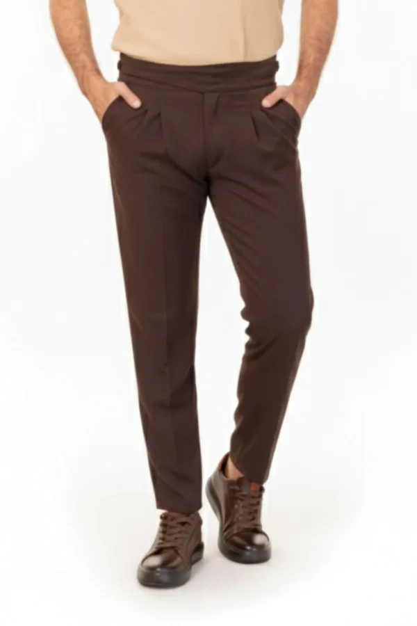 Pantalón Gurkha Marrón - Old Money