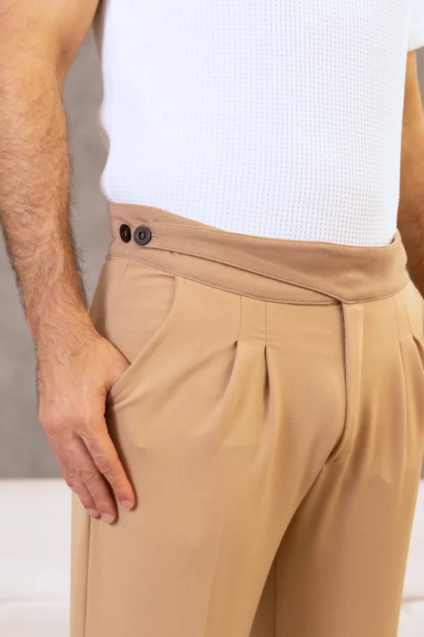 Pantalón Gurkha Beige - Old Money - Imagen 4