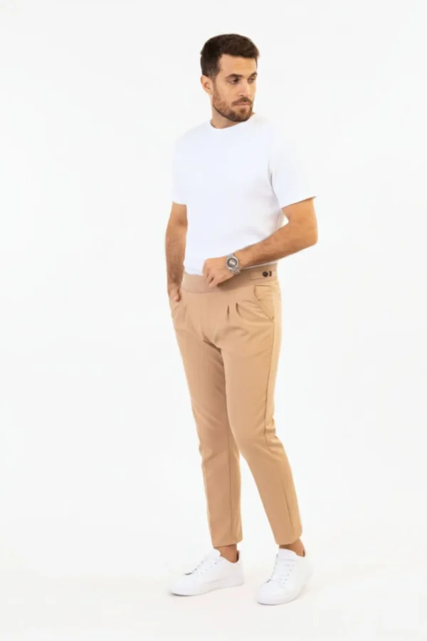 Pantalón Gurkha Beige - Old Money - Imagen 2
