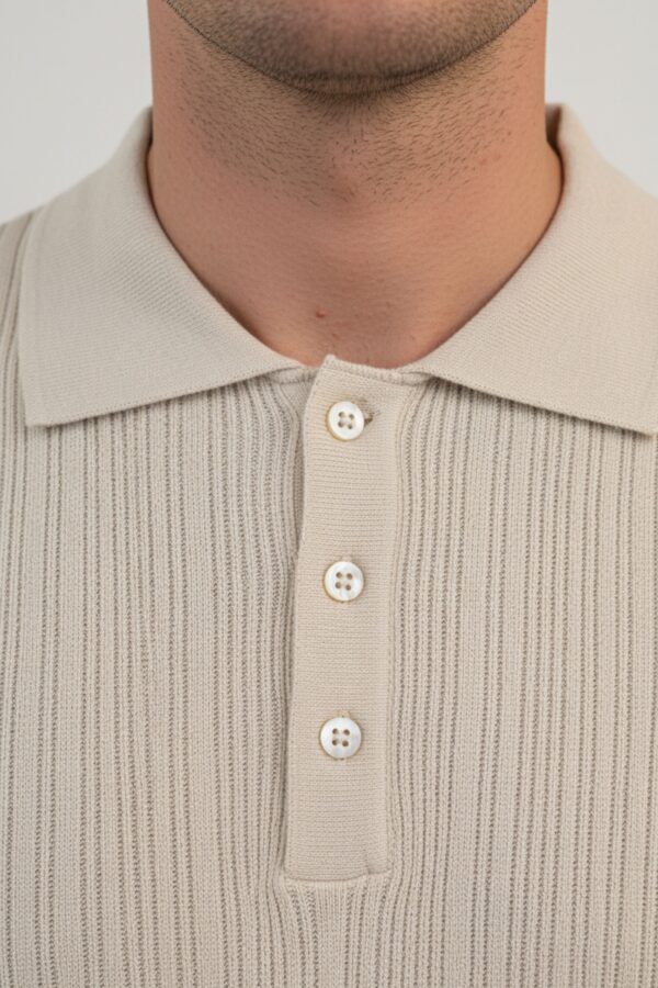 Polo Tejido Montecarlo Beige – Dolce Vitta - Imagen 4