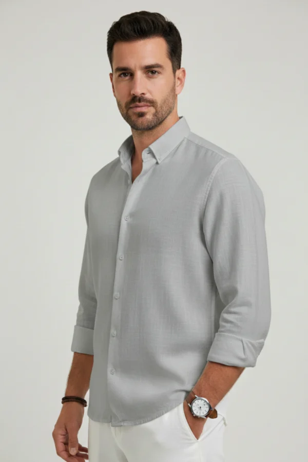 Camisa Lino Siciliana Verde – Dolce Vitta