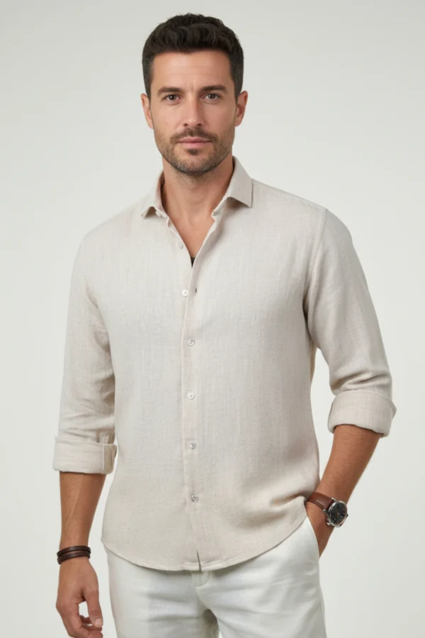 Camisa Lino Siciliana Arena – Dolce Vitta