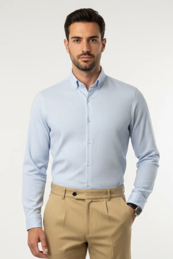 Camisa Lucca Celeste – Dolce Vitta