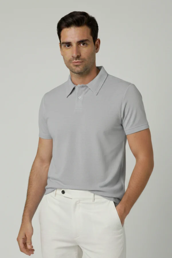 T-Shirt Milano Slim Fit Manga Corta Plata - Dolce Vitta